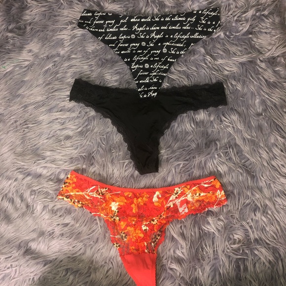 Victoria's Secret Other - Victoria’s Secret Thong Bundle Size L